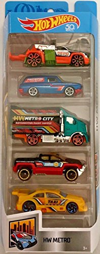 Hot Wheels 2018 HW Metro 1:64 Scaled 5-Pack