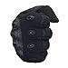 Nachvorn Men's Tactical Military Rubber Hard Knuckle Outdoor Gloves for Camping Cycling Motorcycle Hiking Powersports Airsoft Paintballg,Full Finger,Black-S