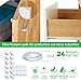 Premium FELT PADS - Ultra LARGE PACK 226 pcs - 2 COLORS! Best Felt Furniture Pads for hardwood floors & Vinyl & Laminate - chair leg floor protectors BONUS: 24 Furniture BUMPERS PADS + 2 FELT SHEETS