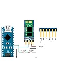 dsd Tech HC 05 con botón para Arduino Comunicación serie Inalámbrica Bluetooth Serial Pass through Module