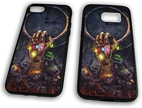 Infinity Stones Avengers Infinity War Marvel Comics Thanos Iron Man Hulk Captain America Thor Black Panther Hard Clip Phone Case Cover for iPhone 6 PLUS & 6s PLUS Black