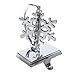 Kurt Adler 7-Inch Silver 3-D Snowflake Stocking Holder