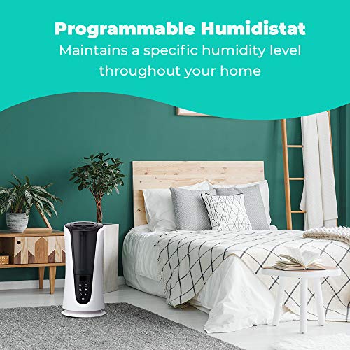 Homedics Ultrasonic Humidifier Large Deluxe Air Humidifiers for