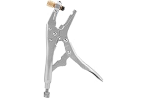 GOWENIC Plier Recovery Tool for Refrigerant Air Conditioner Tube Locking Plier 1/4in SAE Interface Air Conditioning Parts