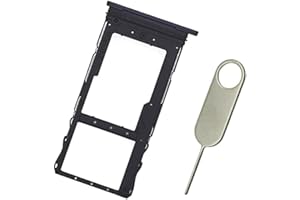 PHONSUN Replacement Single Sim Card Tray SD Slot Holder for Motorola Moto G Stylus (5G) 2022 XT2215 - Steel Blue