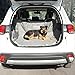 Pet Car Back Seat Cover, 100% Waterproof, Fits Cars, Trucks & SUVs ~ 600D Quilted Oxford Polyester w/Zip Close, Seat Anchors & Storage Pocket, 55
