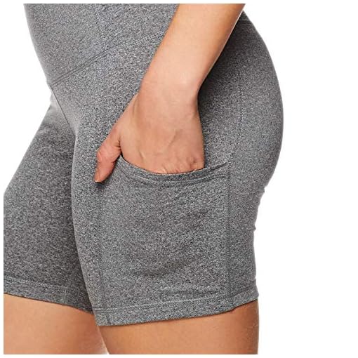 Reebok Women's Compression Running Shorts with Phone Pocket - High Waisted Performance Workout Short - 5 Inch Inseam… - Image 5