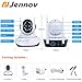 Jennov HD 1080P Pan Till Dome Wireless IP Security Camera Dual Band WiFi Indoor Two Way Audio Home Surveillance White