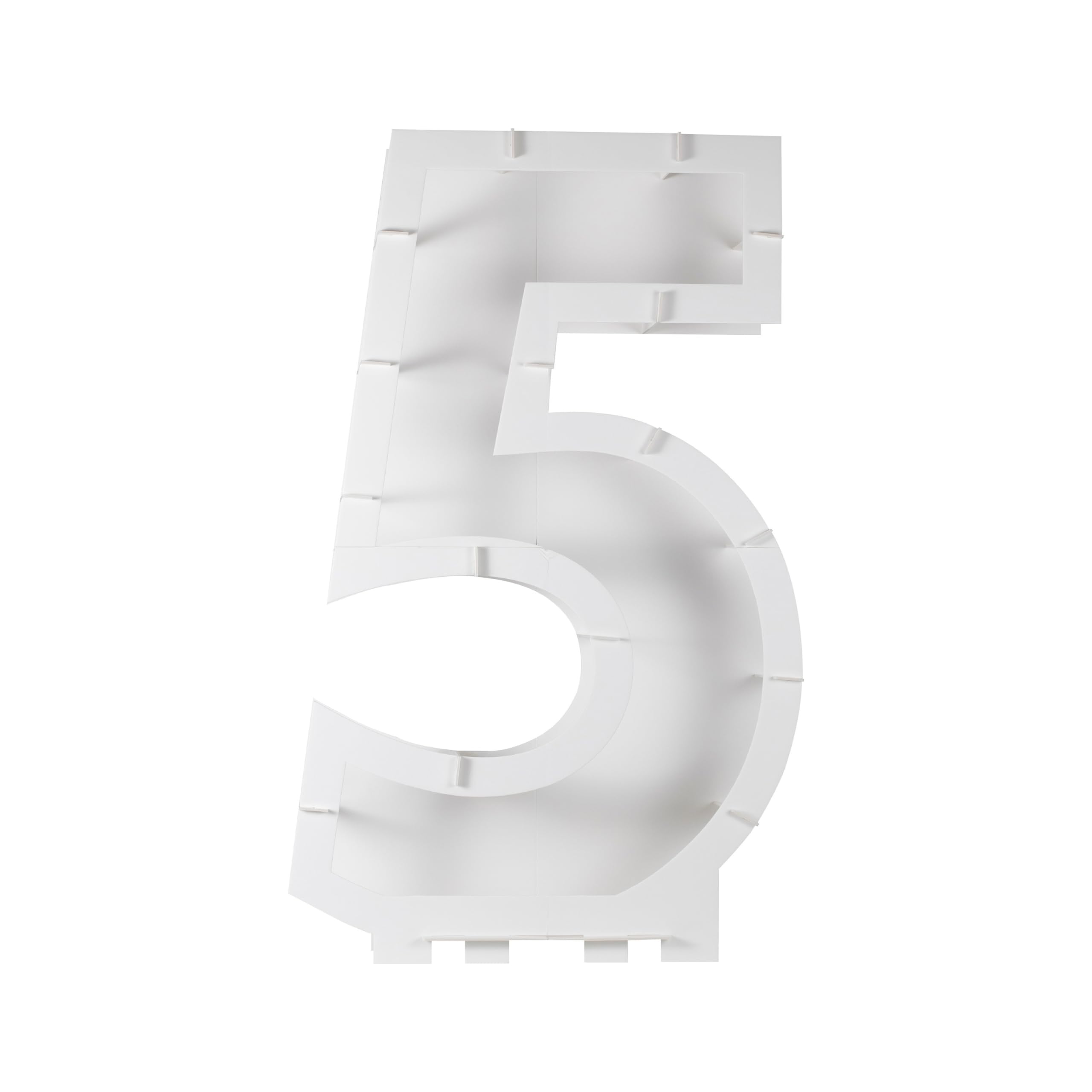 Ginger Ray Balloon Mosaic Number 5 Birthday Party Decoration