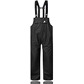 RainRider Rain Pants for Men Women Waterproof Rain Gear Bib Overalls Trousers for Fishing Hunting