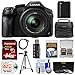 Panasonic Lumix DMC-FZ300 4K Wi-Fi Digital Camera with 64GB Card + Battery + Case + Tripod + 3 Filters + Kit
