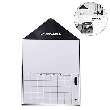 Weesey Pizarra magnética con Forma de casa pequeña, para ...