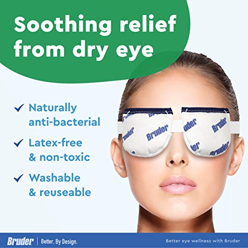 Bruder Moist Heat Eye Compress Microwave Activated Eye Mask