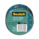 Scotch Scotch Duct Tape, Blue Peacock, 1.88-Inch x 10-Yard