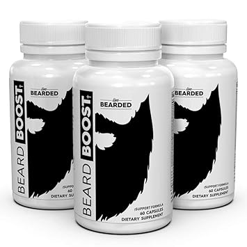 Beard Growth Vitamins For Men Beard Boost Vitamins For Faster Hair Growth