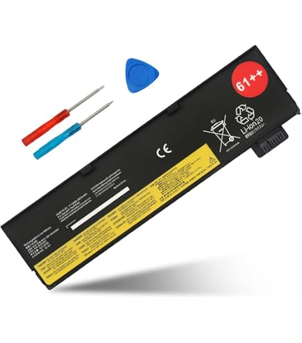Batterie BLESYS Pour Lenovo Thinkpad L560 L570 - 00NY486 00NY488 SB10H45073 48Wh