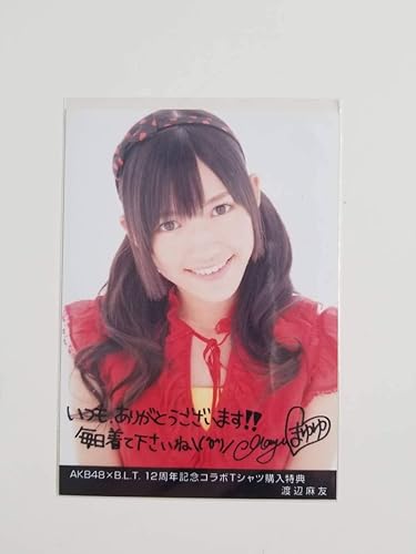 Amazon Akb48 渡辺麻友 Blt 12周年記念コラボtシャツ購入 メッセージ サイン付 生写真 おもちゃ ホビー