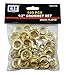 100 pc Brass Grommet 1/2" ID Set primary