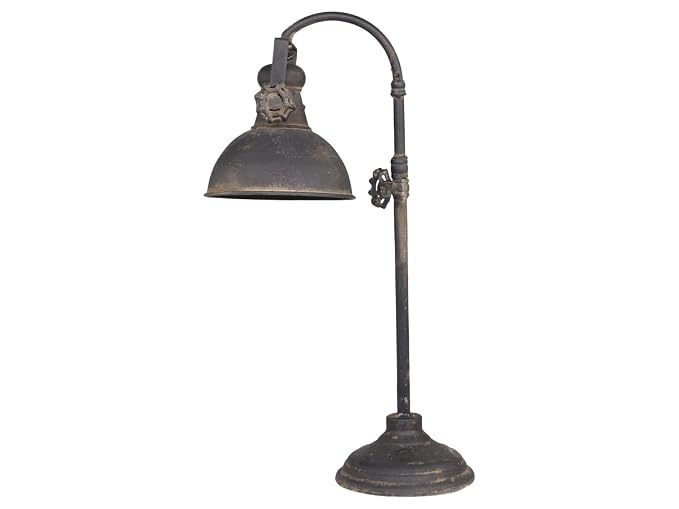 Lampada Da Tavolo In Metallo Industriale Stile Shabby