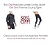 Przewalski Men's Winter Thermal Padded Cycling Tights, Brushed Fleece Bike Pants - Warm & Breathable Black Medium