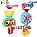 Bath Toys Toddlers Bathtub Toys Bath Wall Toy Waterfall Station Fill Flow and Spin Two Chambers with Two Stackable Cups Gift for Babies 1 2 3 Year Old Boys Girls Toys Non Toxic Gift Ideas