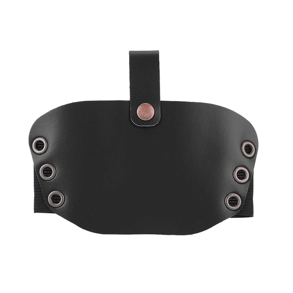 Shoe Protector Cover, Motorcycle Shoes Protector Cover PU Material Elasticated Laces are Suitable for Most Boots and Shoes (Black)