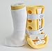 Extra Wide Medical Mid Calf Crew (Pack of 3), Diabetic Socks, Made in USA, for Men and Women (Large, Tan)