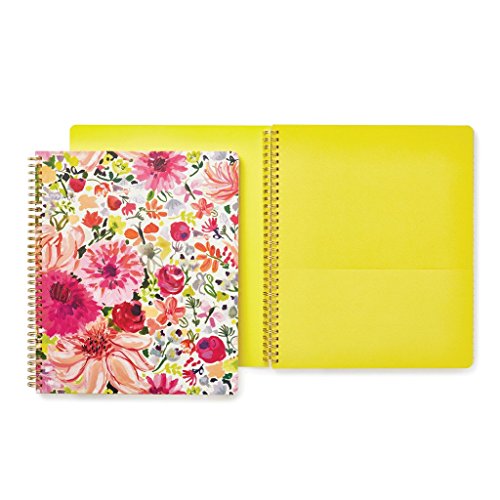 Kate spade new york large spiral notebook, multicolor
