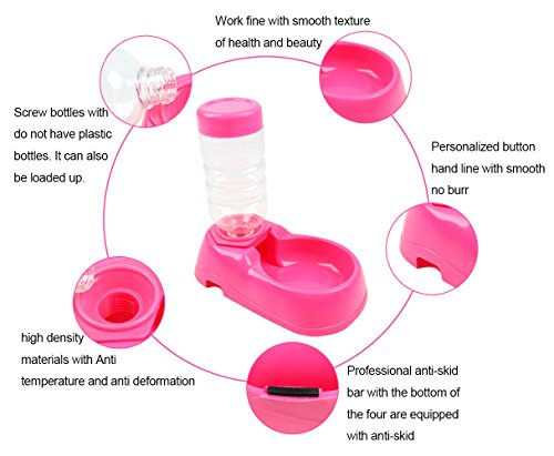 Pet Water Dispenser Portable Dog Cat Traveling Camping Hiking Outdoor Indoor Water Station Drink Bottle Plastic Bowl Dispenser Drinking Feeder pet water bowl by Winthome - Thumbnail 2