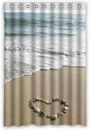 Amazon Com Unique And Generic Wide Love Beach Shower Curtain