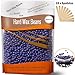 Hard Wax Beans, Hair Removal Body European Brazilian Pearl Waxing Beans For Women Men Include 10 Waxing Spatulas For Bikini, Eyebrow, Face, Armpit 17.6Oz Pack of 5
