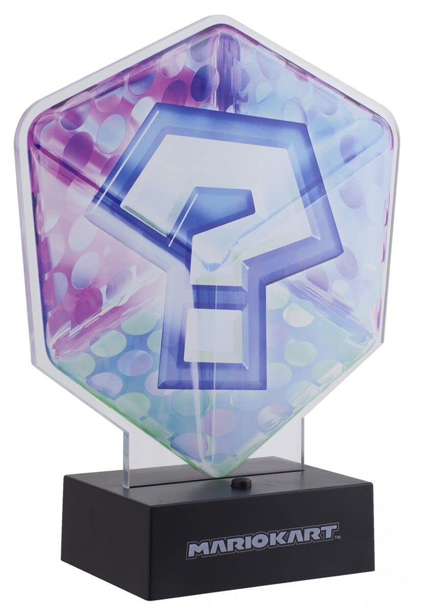 Paladone Mario Kart Question Block Light, Officially Licensed Nintendo Merchandise