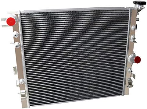 3 Row Aluminum Radiator Replacement For 2007-2017 Jeep Wrangler JK 3.6L 3.8L V6 Gas Engine