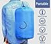X-CHENG Sleeping Bags with Portable Compression Bag - 32℉ Available - ECO Friendly Materials - non-toxic - non-polluting - Comes with a complimentary gift. (blue)