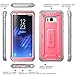 SUPCASE Unicorn Beetle Pro Series Case Designed for Galaxy S8, Full-Body Rugged Holster Case Without Screen Protector for Samsung Galaxy S8 (2017 Release) (Pink/Gray)