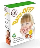Heavy Duty Mosquito Patches: Buzz-OFF! NextGen Mosquito Repellant Patches, Pack of 24, Premium Quality Eco-friendly Mosquito and Insect Repellant Citronella Patches, Kid-safe, Deet Free