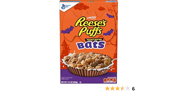 General mills reese's puffs bats swt crnchy corn puffs cereal (016000142596)
