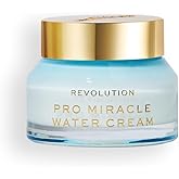 Revolution Beauty London Pro Miracle Water Cream, Dermatologist-Recommended Hydrating Moisturizer & Water Gel Cream with Hyaluronic Acid & Niacinamide, Vegan & Cruelty-Free, 1 oz