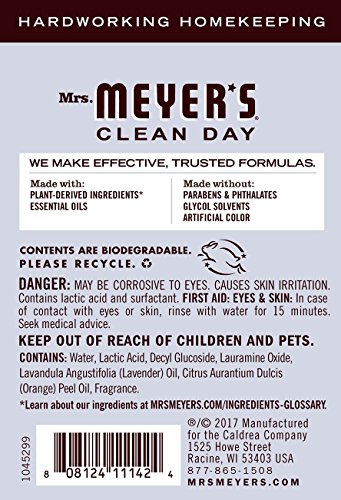 Mrs. Meyer's Tub and Tile Cleaner Concentrate Lavender, 2 OZ, ( 2 - Pack ) - Thumbnail 4