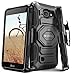 Evocel New Generation Series Phone Case Compatible with Optimus Zone 3 (VS425), K4, Spree with Belt Clip Holster and Kickstand, Black