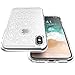 i-Blason Case for Phone X (2017)/ iPhone Xs (2018), [Scratch Resistant] Clear [Halo Series] Case (Lace/White)