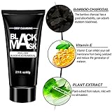Colovis Blackhead Remover Bamboo charcoal Black Mask, Deep Cleansing Purifying Peel Off Mask -60g