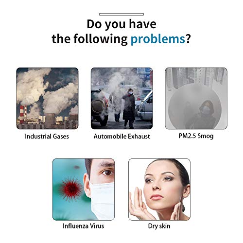 SHAREWIN-50PCS-Disposable-3-Layers-Non-Woven-Anti-Dust-Ear-Loop-Blue