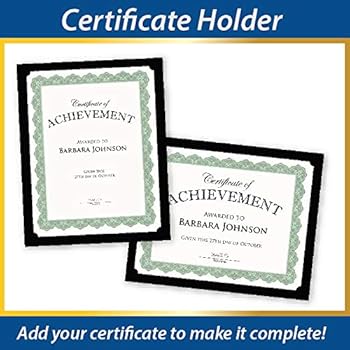 Geographics Black Certificate Holder 9 5 X 12 10 Pack 47836