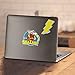 Popfunk Captain Marvel Shazam Lightning T Shirt & Stickers
