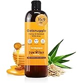 Pawfect (A Canadian Company), 4-in-1 Deshedding Oatmeal Shampoos for Dogs and Puppies, Soothing Formula w/Colloidal Oatmeal, 