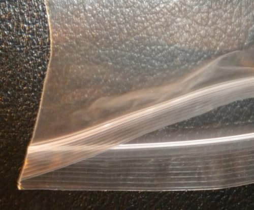 3" X  5", 2 MIL, Clear Zip Bags, 1000/cs