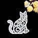 Cutting Dies Stencil Template Mould,Bottone DIY Metal Embossing Stencil for Album Scrapbooking Paper Card Art Craft Decor Christmas Design (Cat)
