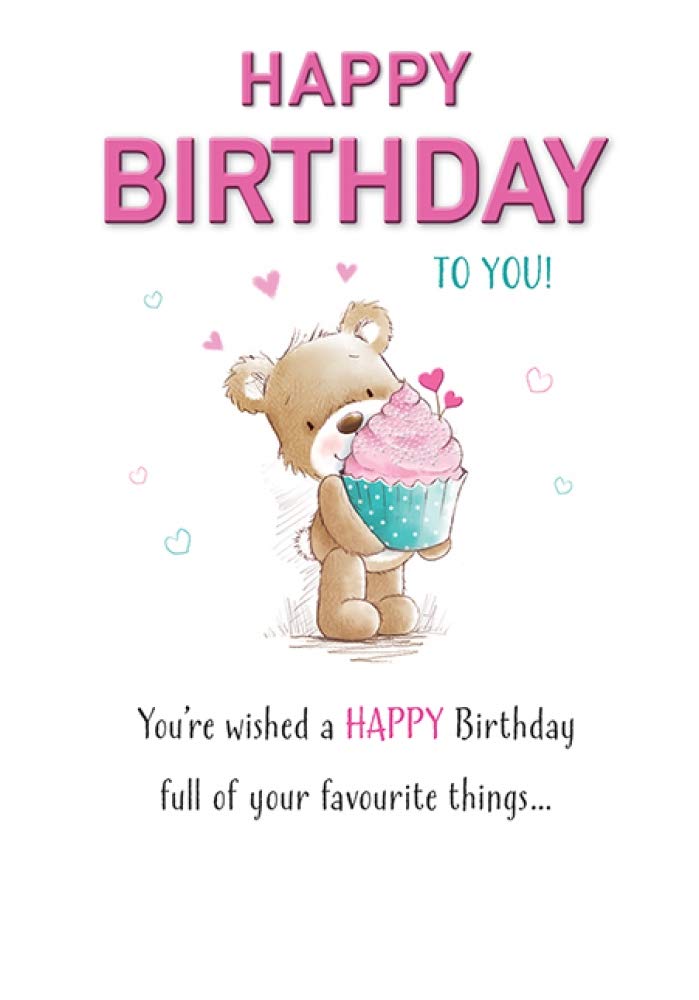 Piccadilly Greetings Cute Birthday Card Birthday - 7 x 5 inches