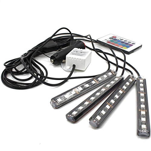 Car Interior Led Lights,EJ's SUPER CAR 4pcs 36 LED DC 12V Waterproof